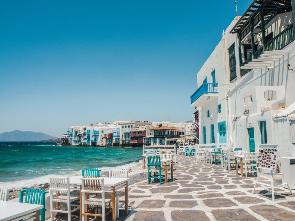 Restaurant auf Mykonos