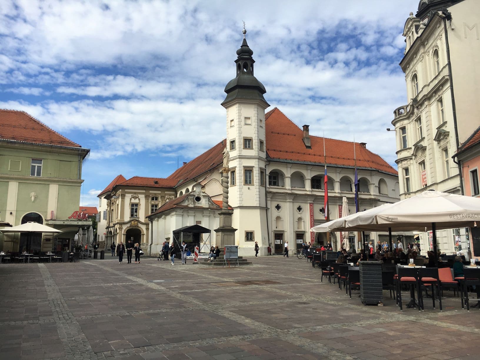 Maribor Zentrum Platz Kirche