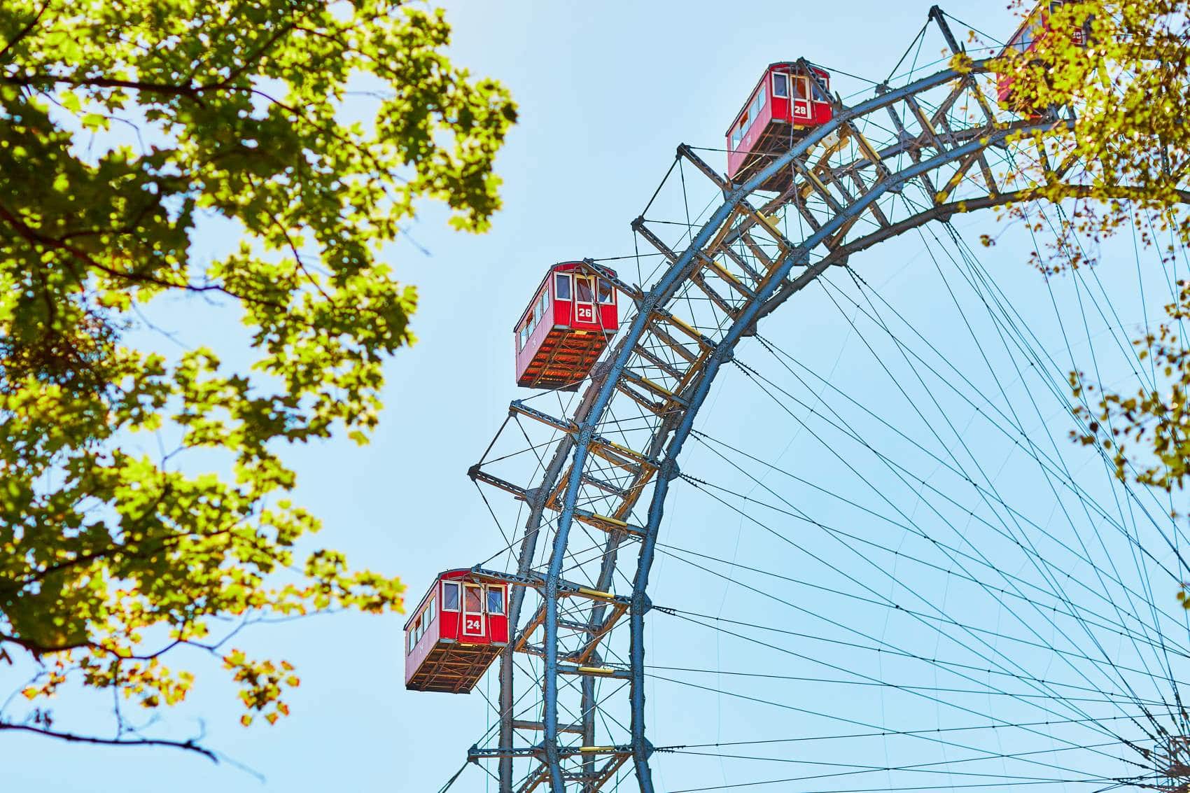 Riesenrad im Prater in Wien 