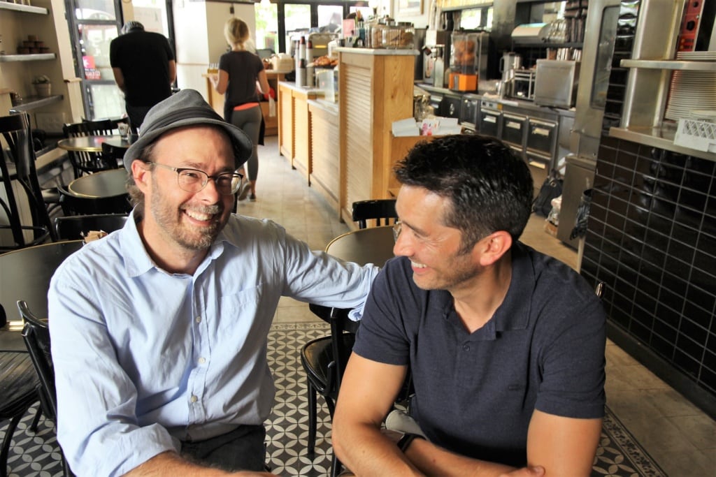 Stefan Gödde mit Josh in Jerusalem