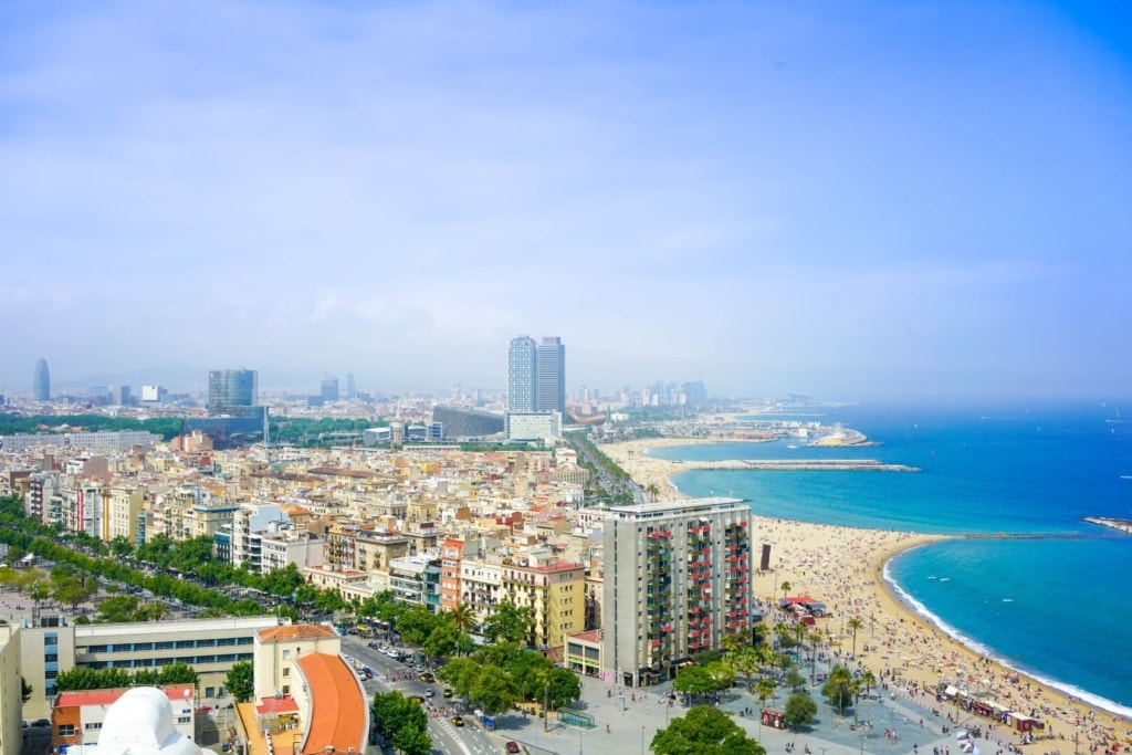 Strand-Panorama Barcelona