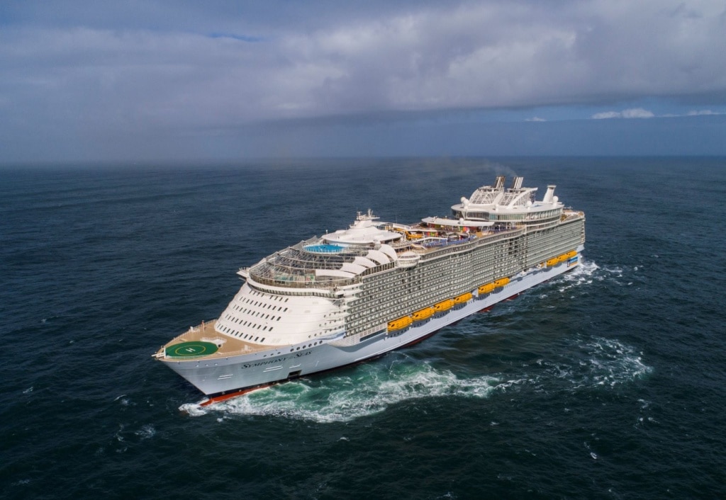 Symphony of the Seas auf dem Meer