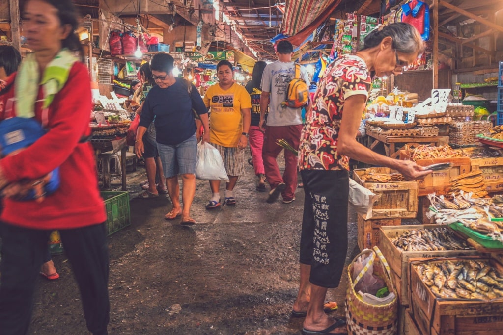 Markt in Davao Philippinen