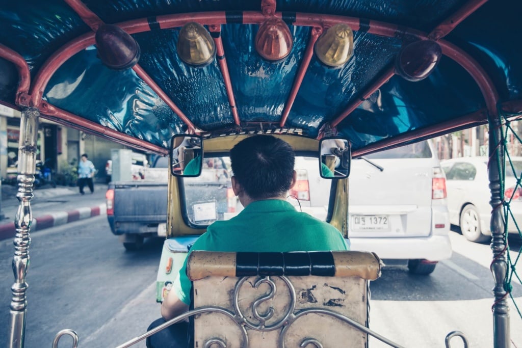 Bangkok Tuk Tuk Fahrer