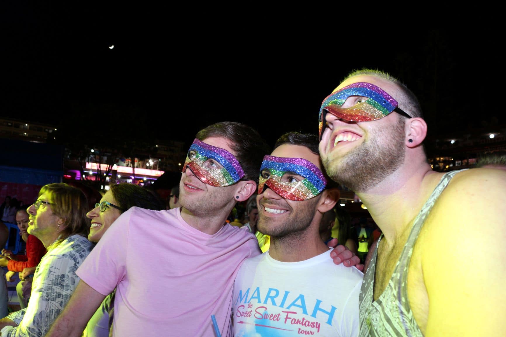 Besucher des Maspalomas Pride auf Gran Canaria 