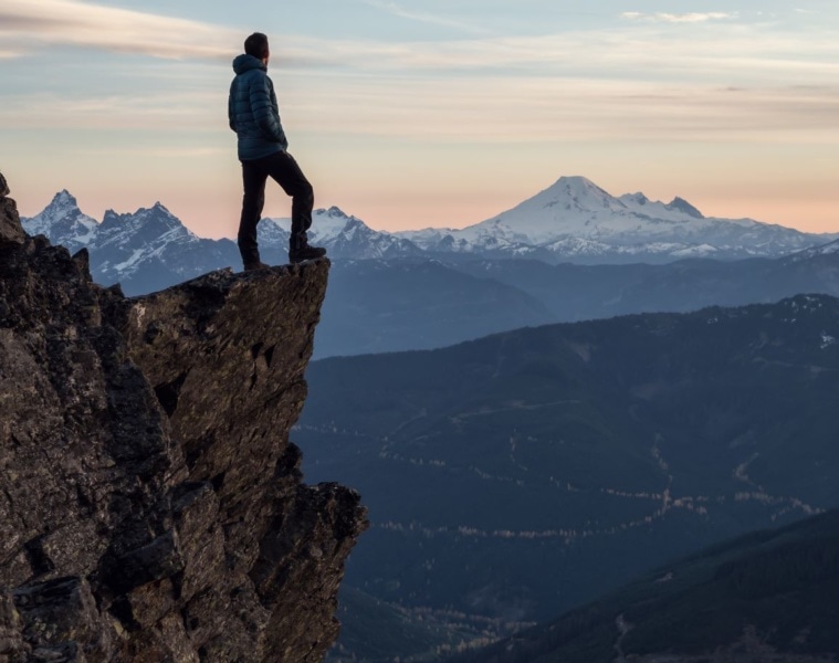 Mann am Cheam Peak