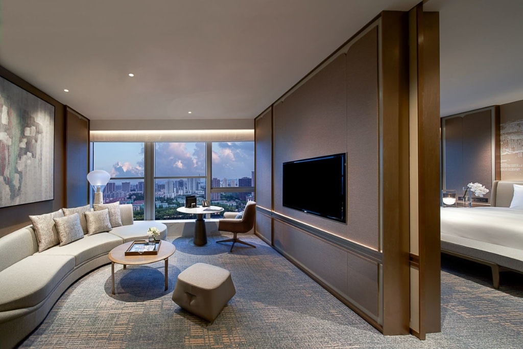 Deluxe Junior Suite im Kempinski Hotel Nanjing
