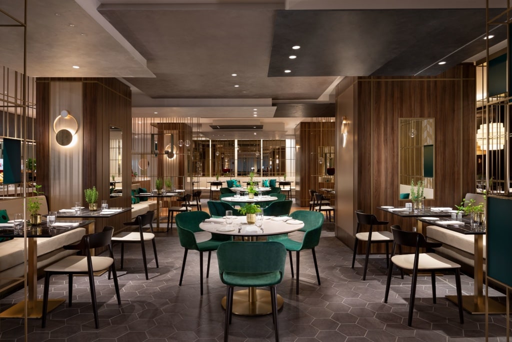 Restaurant im Sheraton Milan San Siro