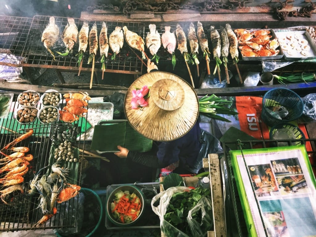 Street-Food-Stand in Bangkok