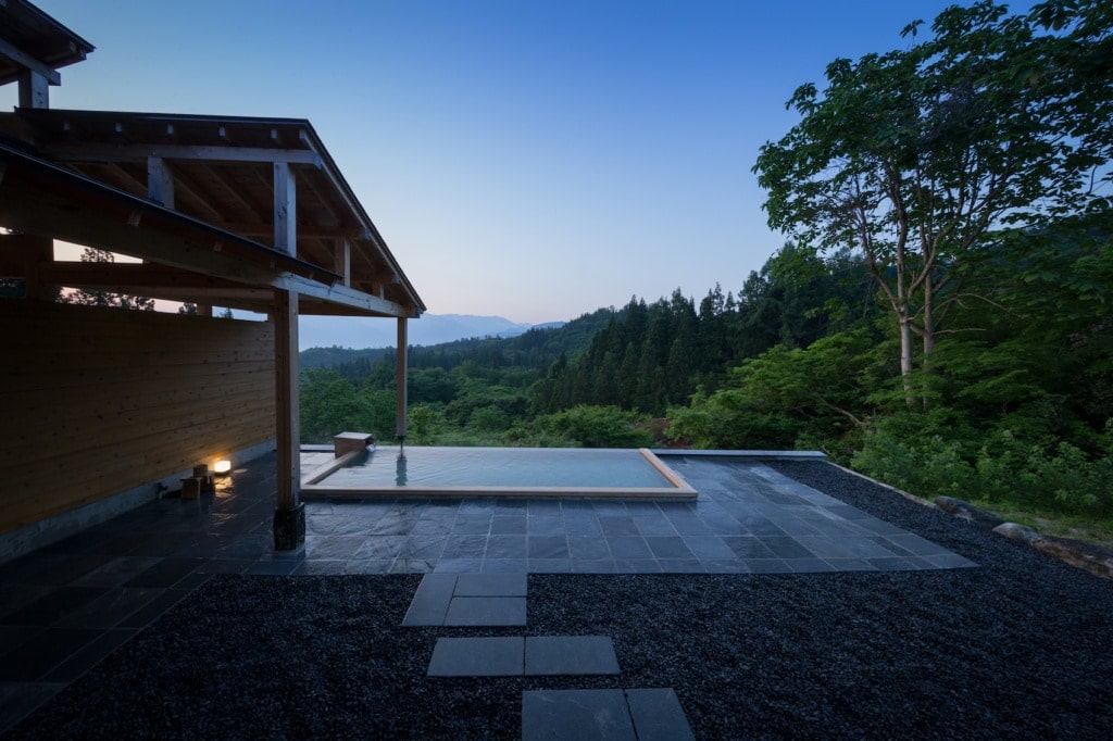 Im Satoyama Jujo in den Japanischen Alpen darf geschlemmt und entspannt werden.