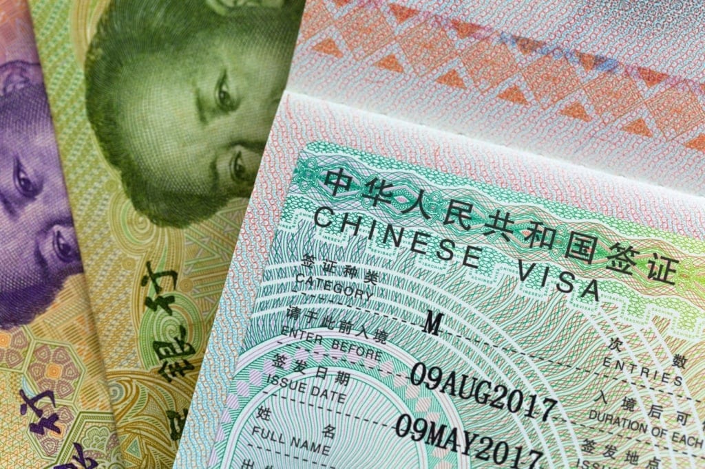 Visum für Einreise nach China
