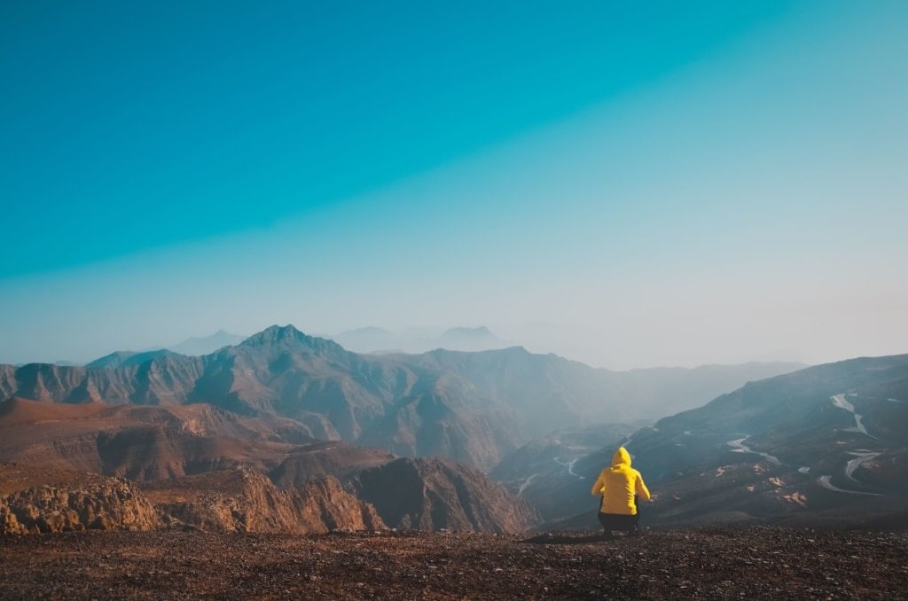 Jebel Jais mountain in Ras Al Khaimah
