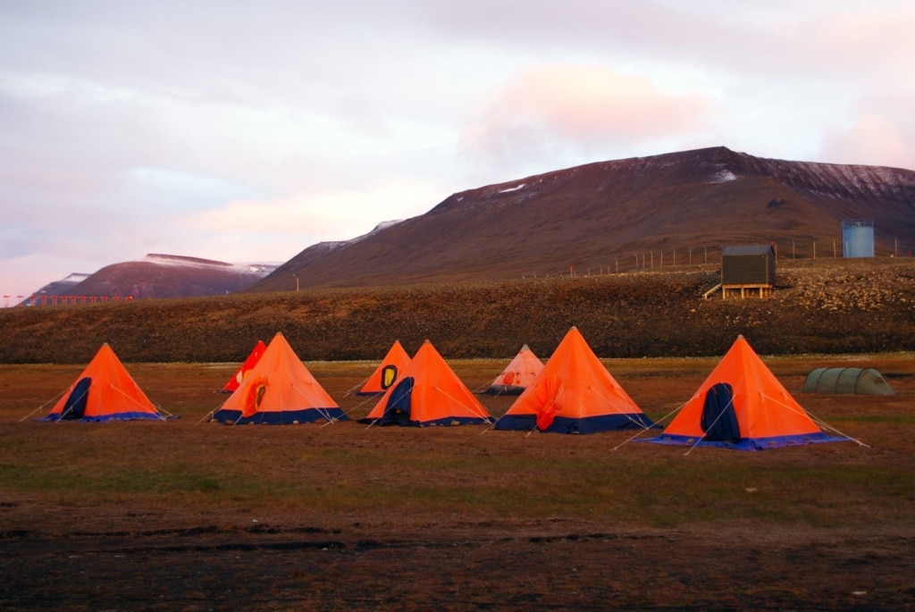 Longyearbyen Camping in Spitzbergen