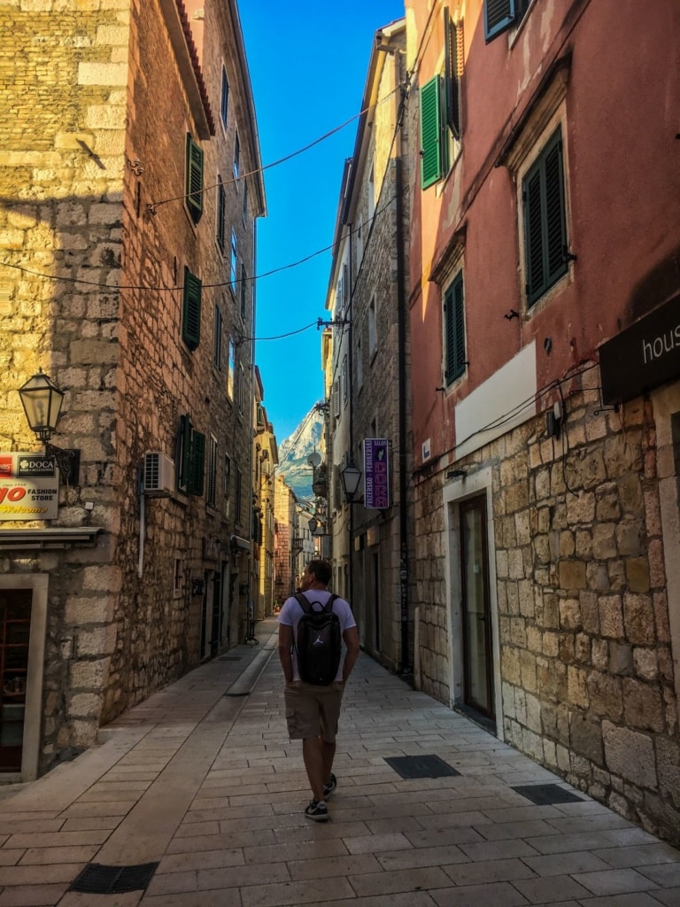 Besucher,Altstadt,Makarska