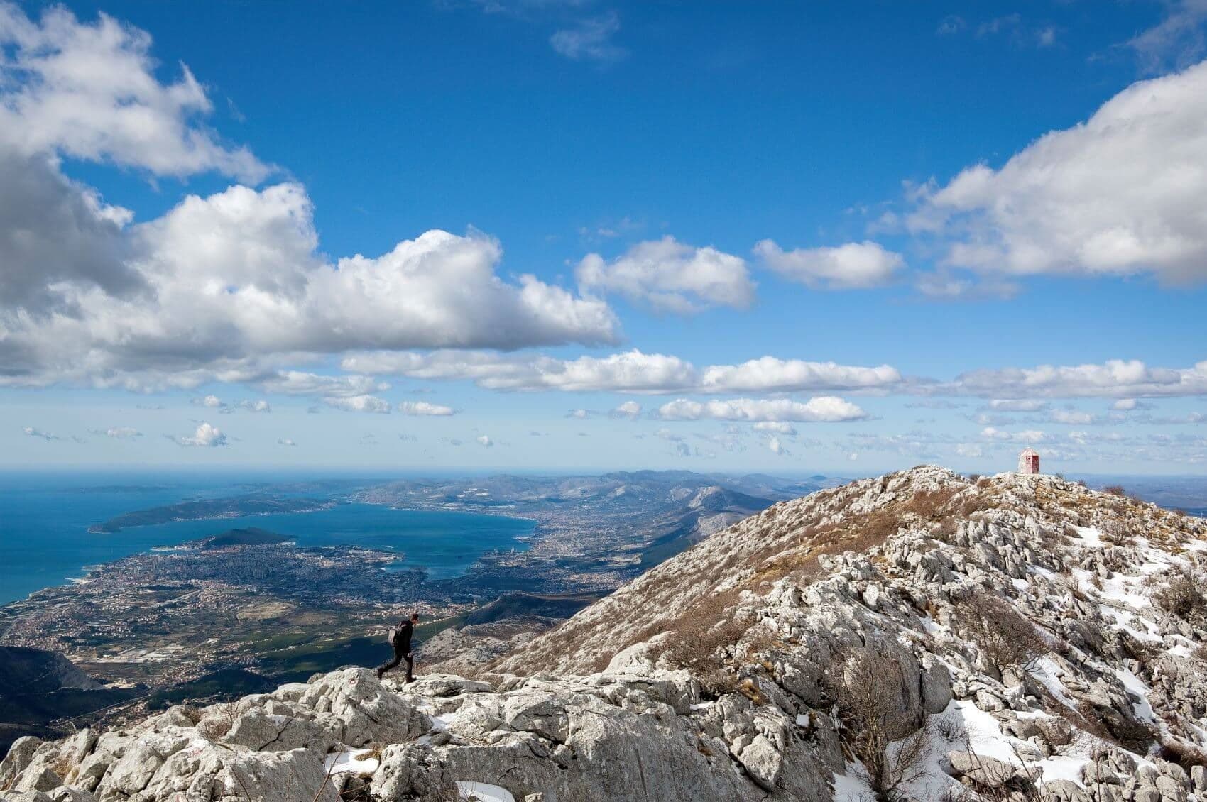 Wanderer in den Mosor-Bergen Split