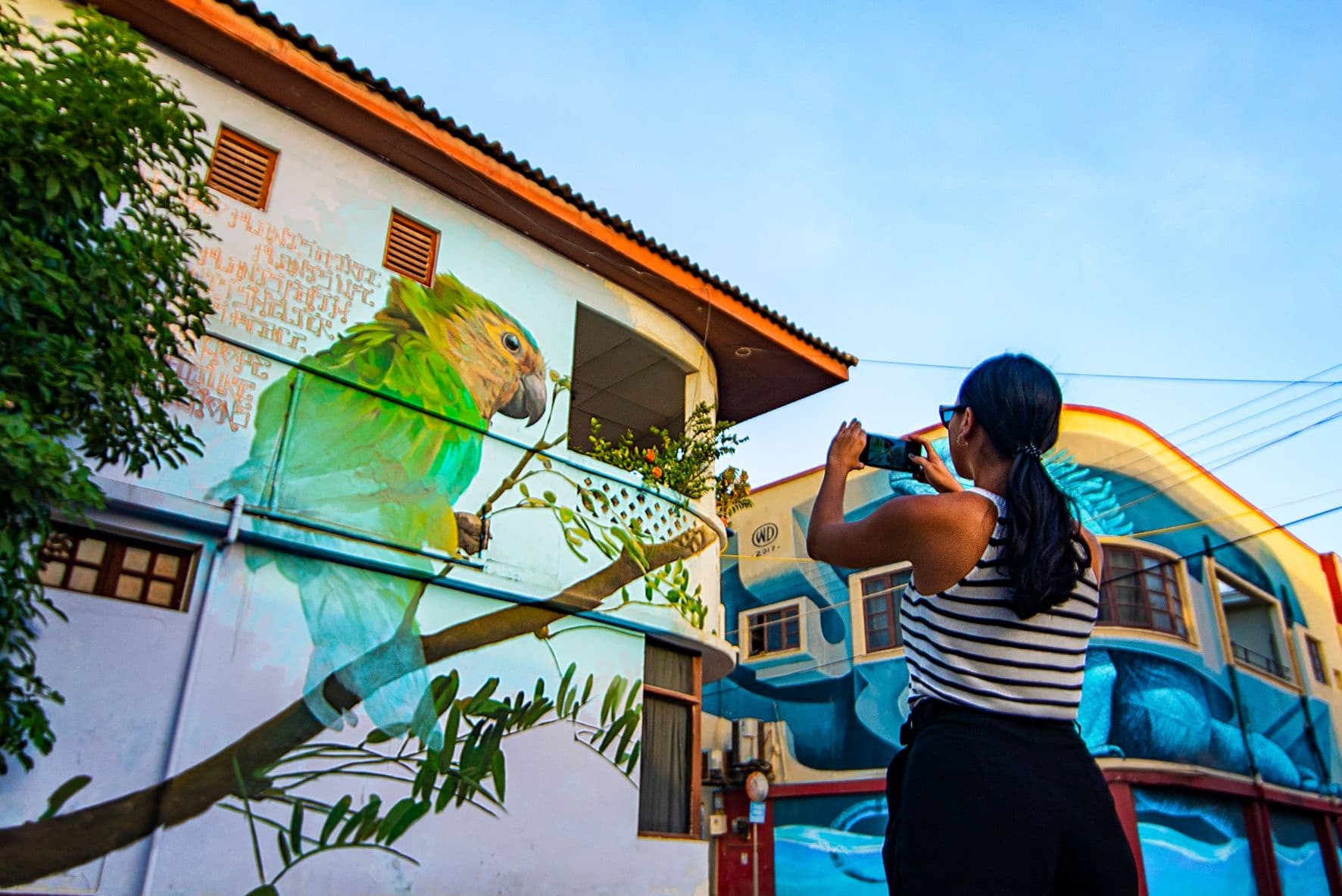 Mural in San Nicolas auf Aruba