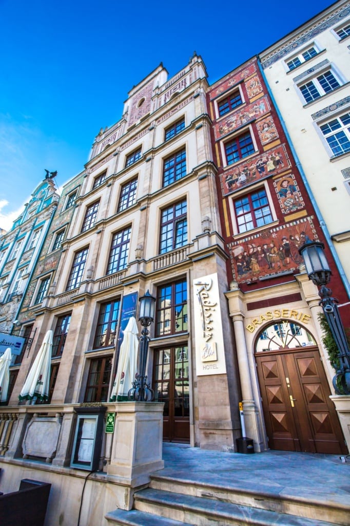 Fassade des Radisson Hotels in Danzig