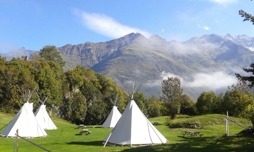 Tipis Indiens in Frankreich