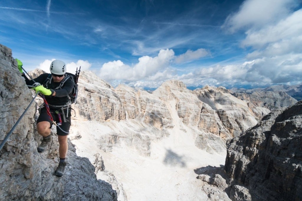 Via Ferrata in den Dolomiten