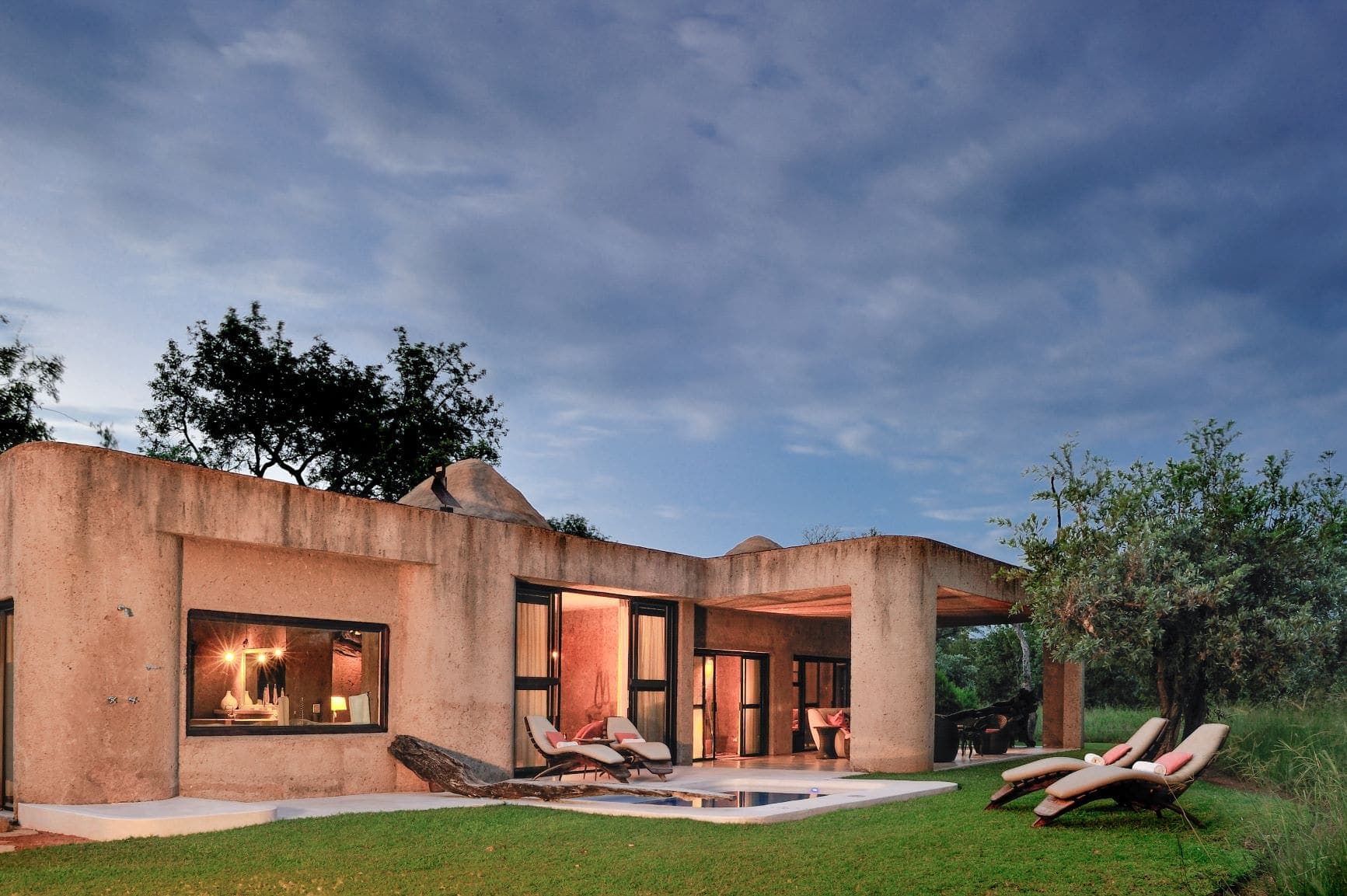 Amber Suite in der Sabi Sabi Earth Lodge