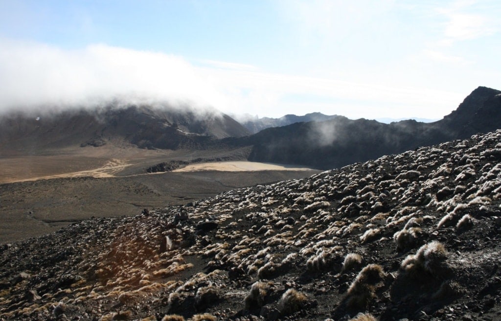 Mordor lässt grüßen, auf dem Tongariro Alpine Crossing spielen viele Szenen der Kultfilme.