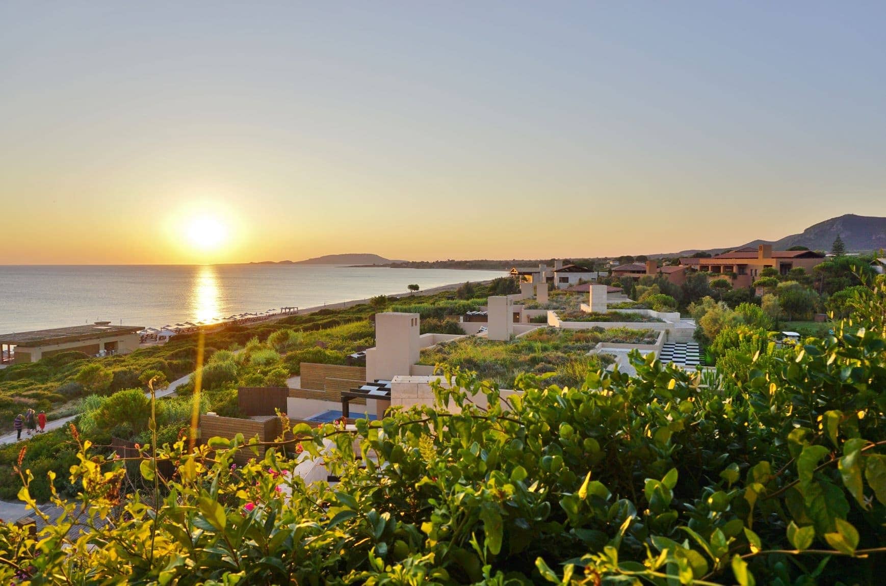 Blick auf die Costa Navarino Küste