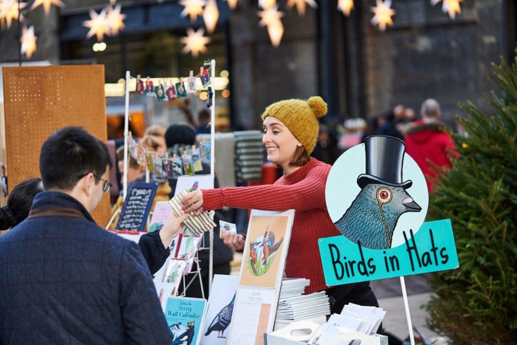 Auf dem Crafty Fox Market in London gibt es außergewöhnliche Geschenkideen.