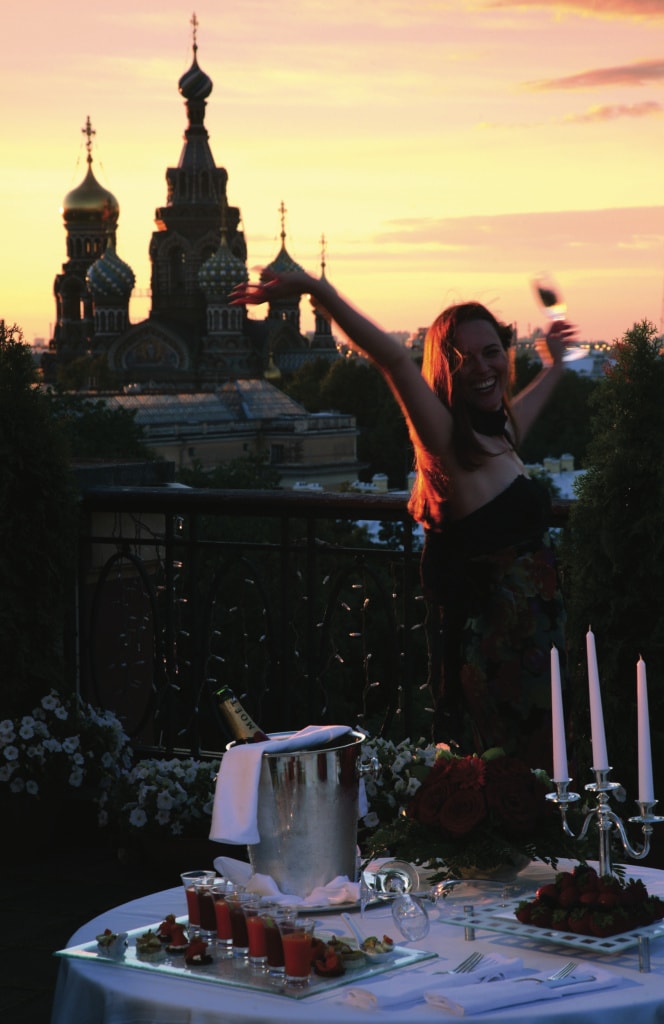 Vom Dach des Belmond Grand Hotel Europe kann man sogar die große Basilika sehen!