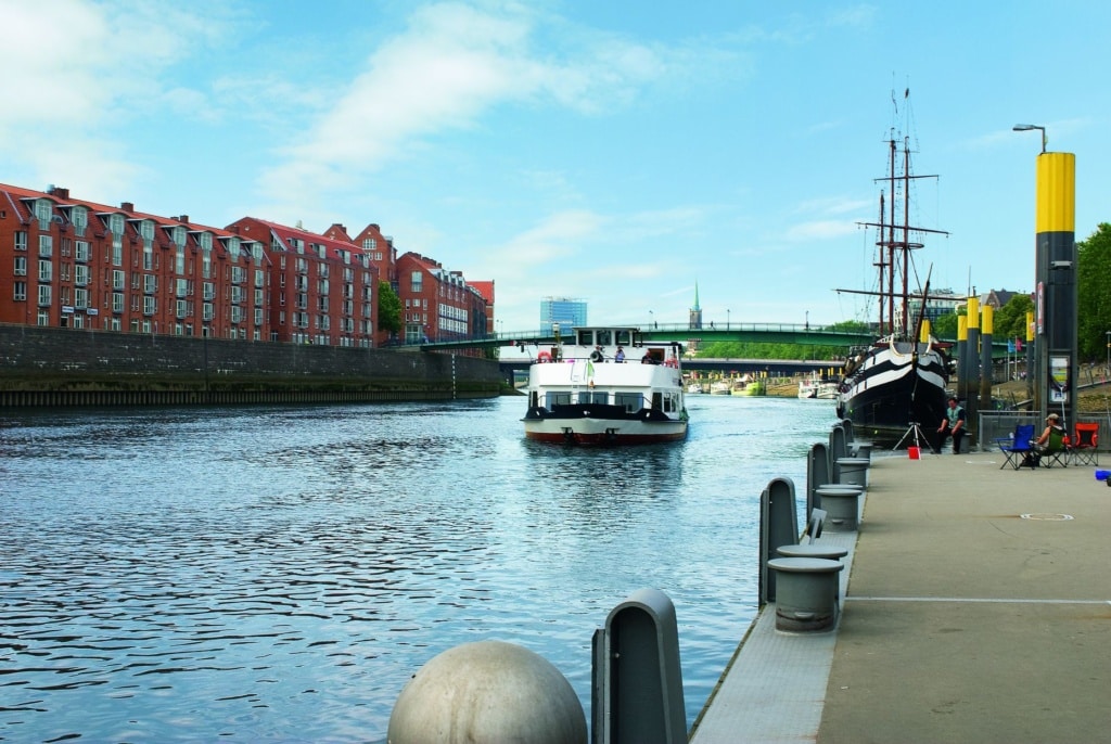 Rundfahrt auf der Weser in Bremen