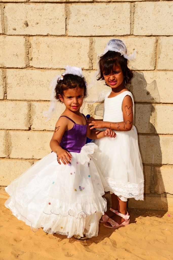 Kleine Mädchen in Jordanien