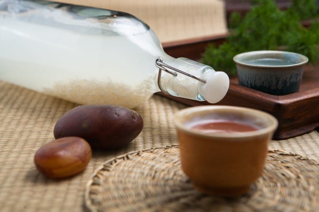 Reiswein-Flasche