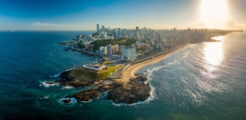 Salvador da Bahia aus Vogelperspektive