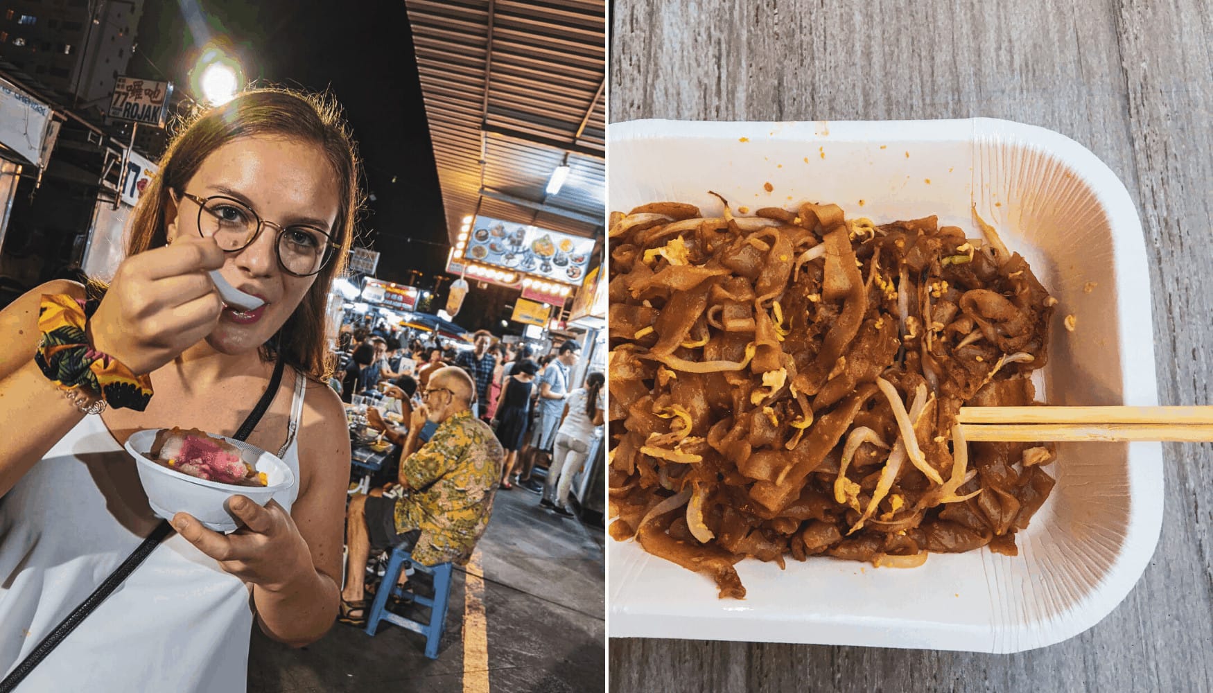 Redakteurin Linda probiert sich durch die malaysische Street-Küche
