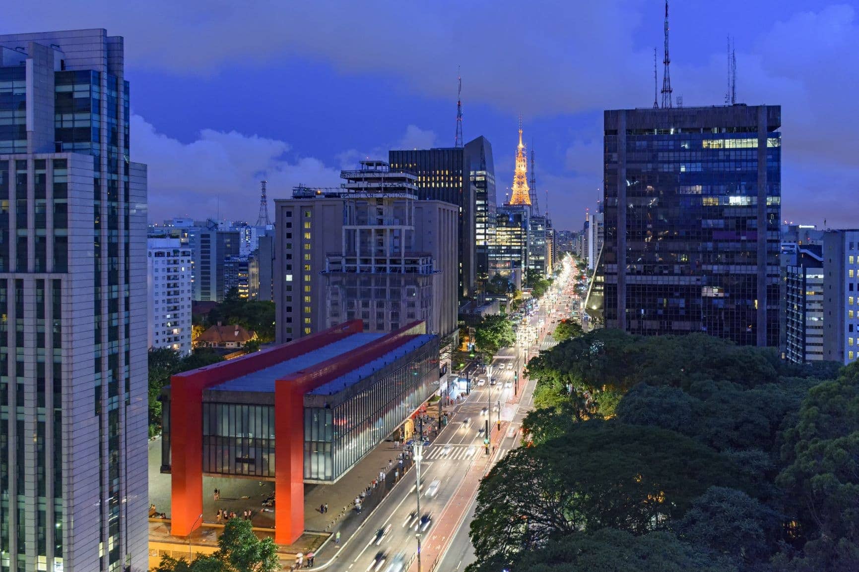 Avenida Paulista in Sao Paulo
