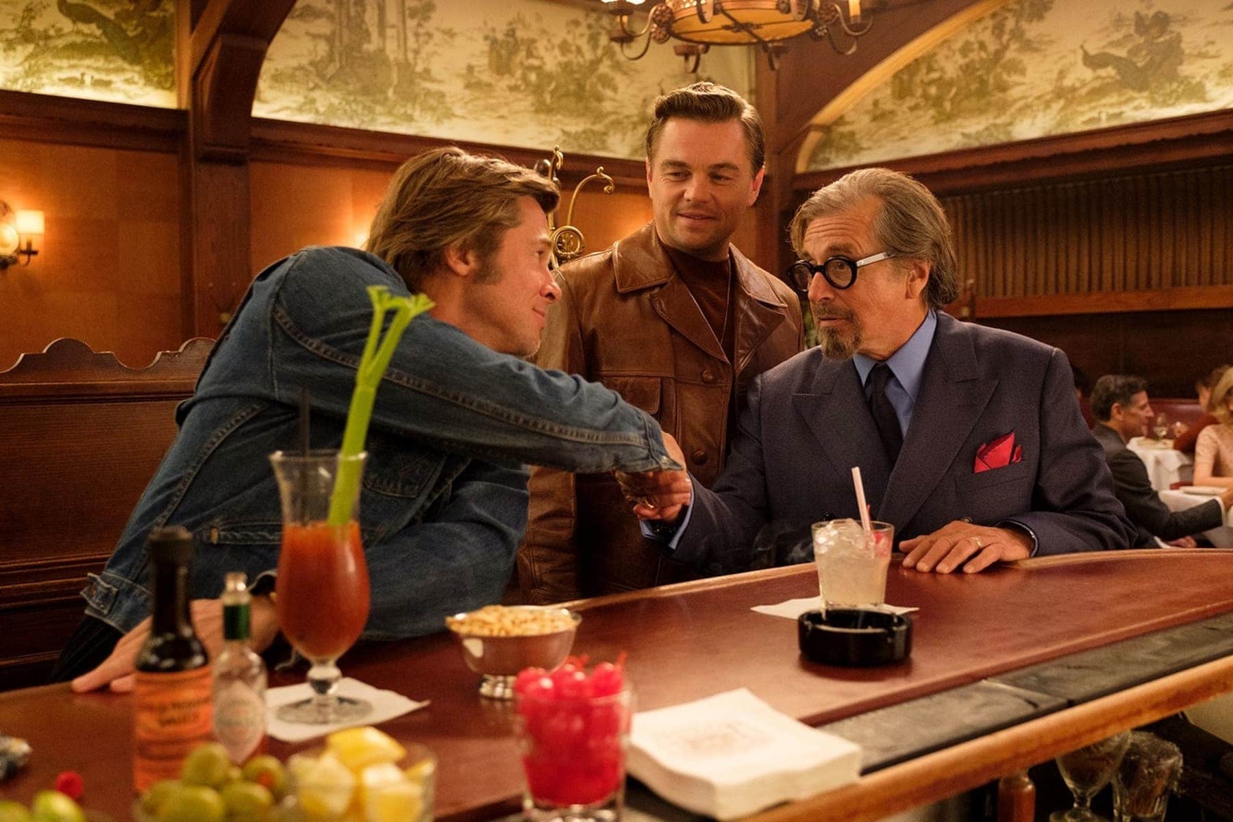 Leonardo DiCaprio, Brad Pitt & Al Pacino in Columbia Pictures’ Once Upon a Time