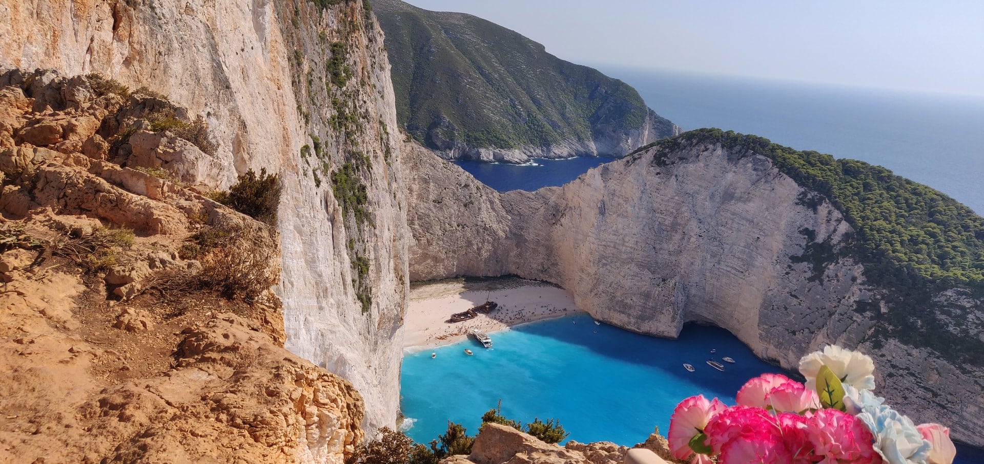Navagio Beach auf Zakynthos in Griechenland