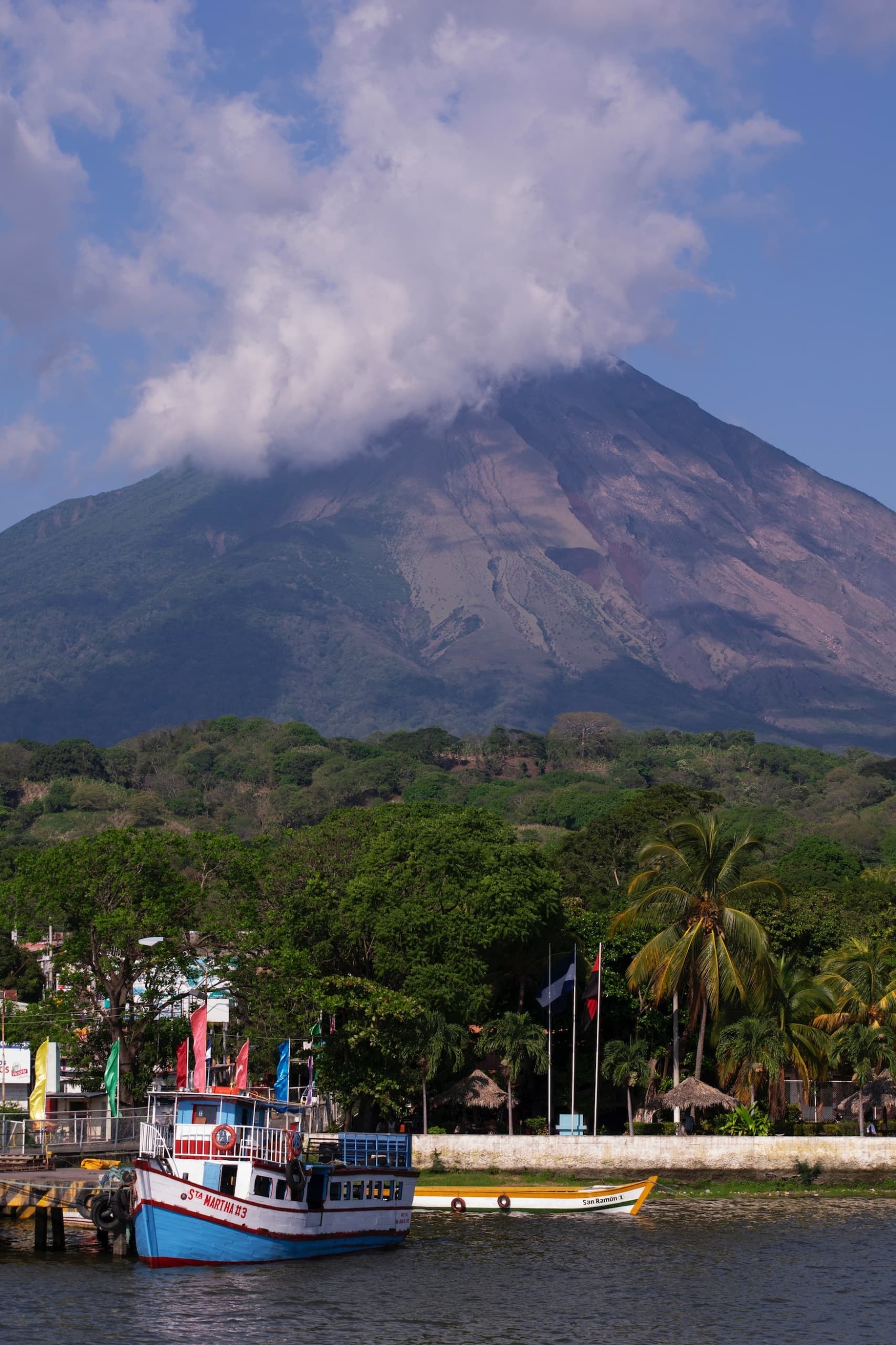 die Insel Ometepe in Mittelamerika