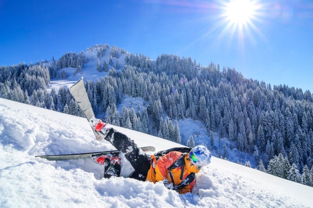 Unfall auf der Skipiste