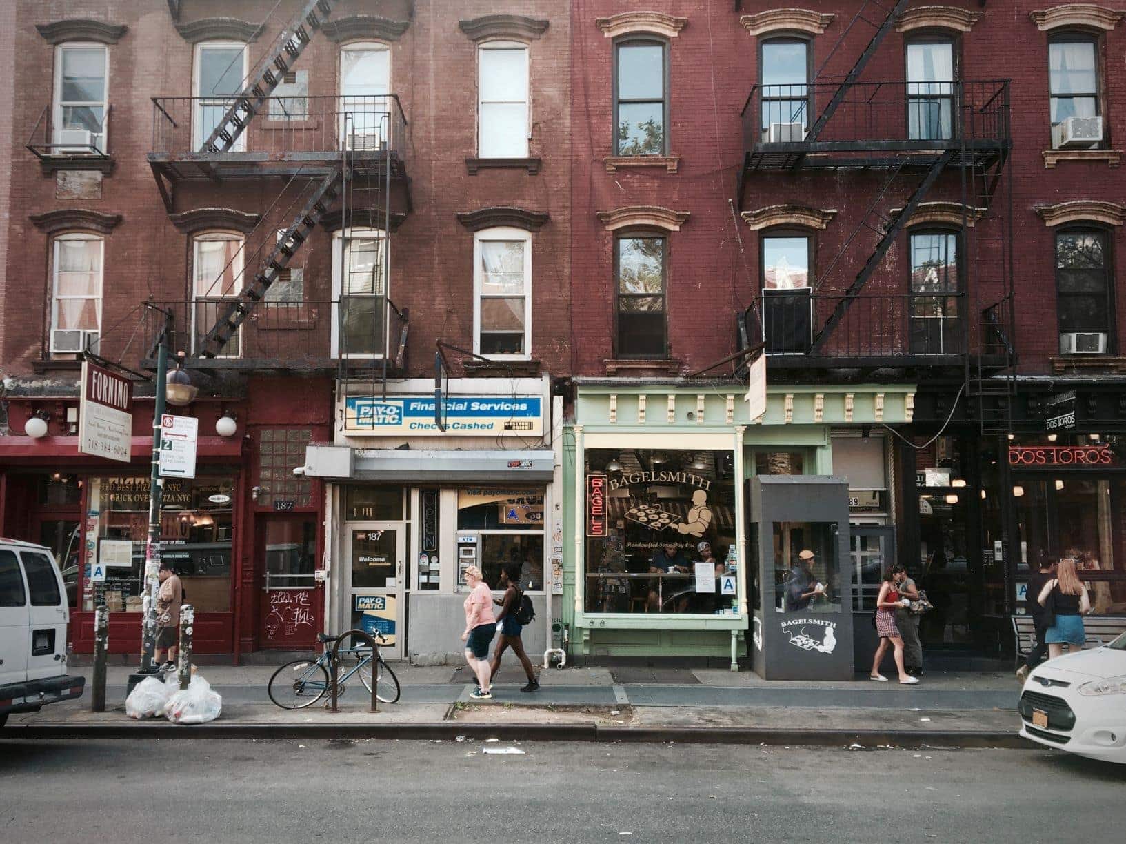 Straßenszene in Brooklyn, New York City