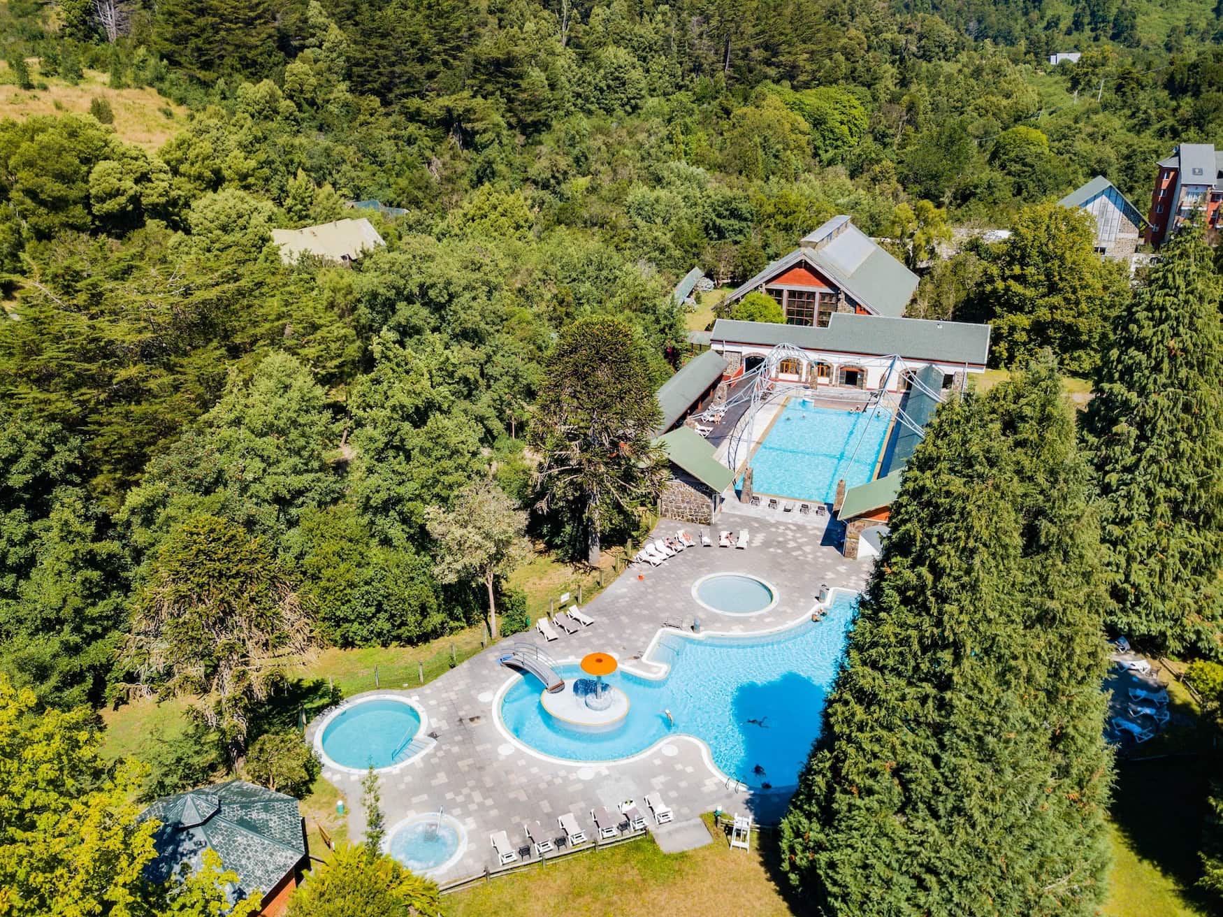 Puyehue Hot Springs in Osorno in Chile