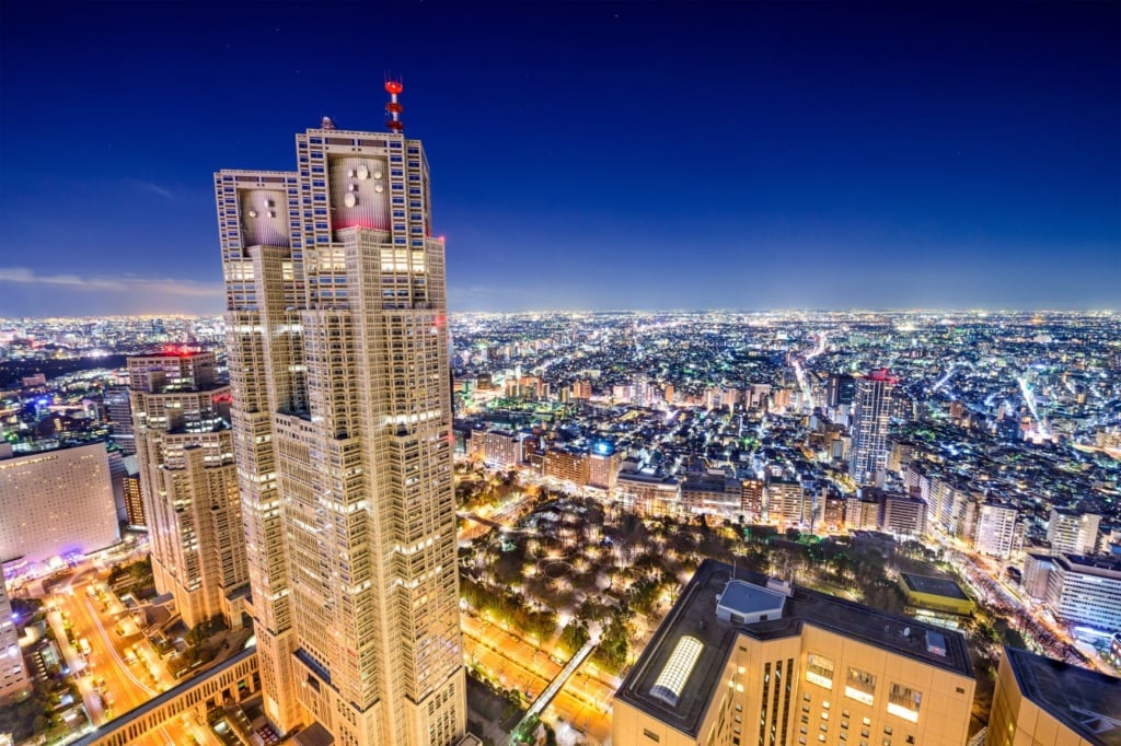 Tokyo Metropolitan Government Building in Tokio