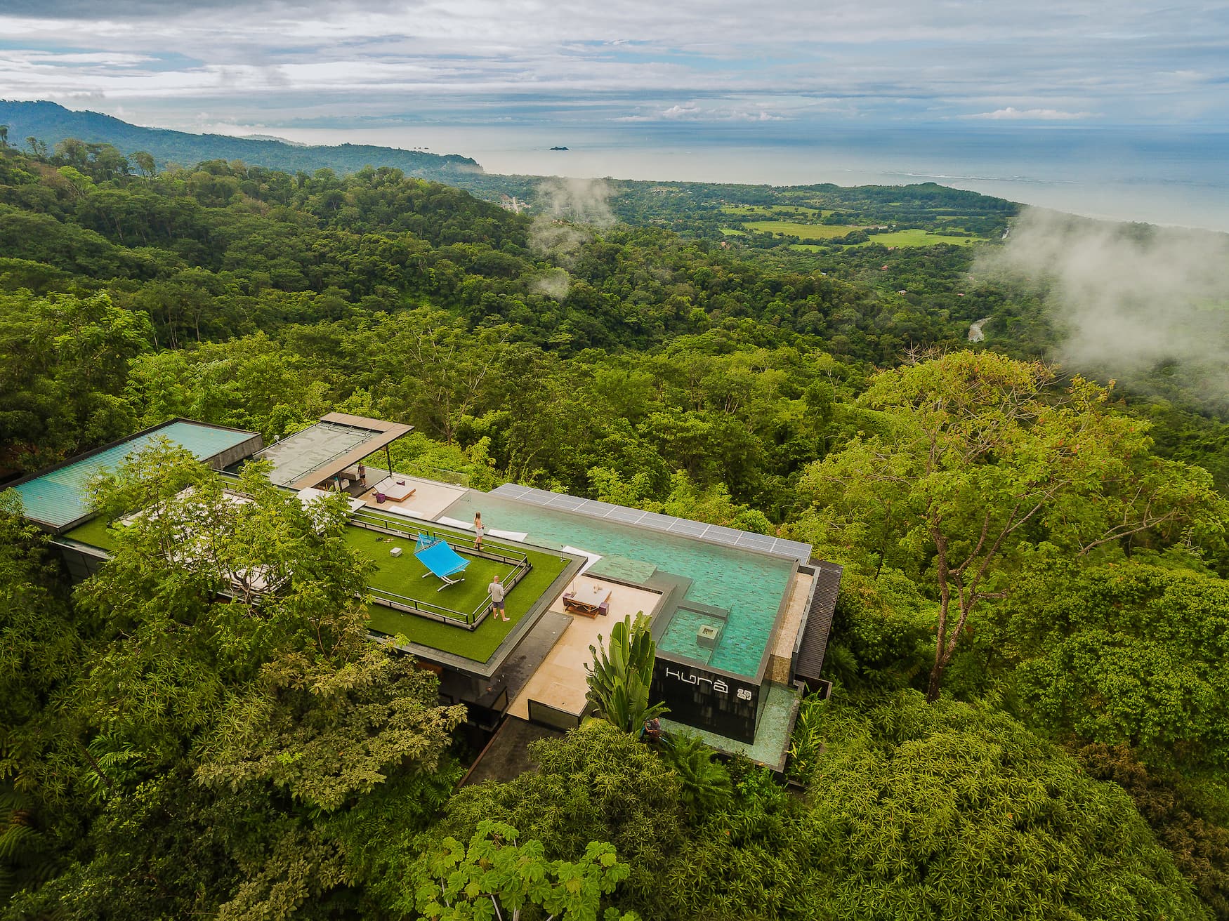 Hotel, Dschungel, Costa Rica, Küste, Uvita