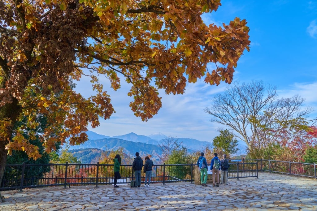 Aussicht auf den Berg Takao