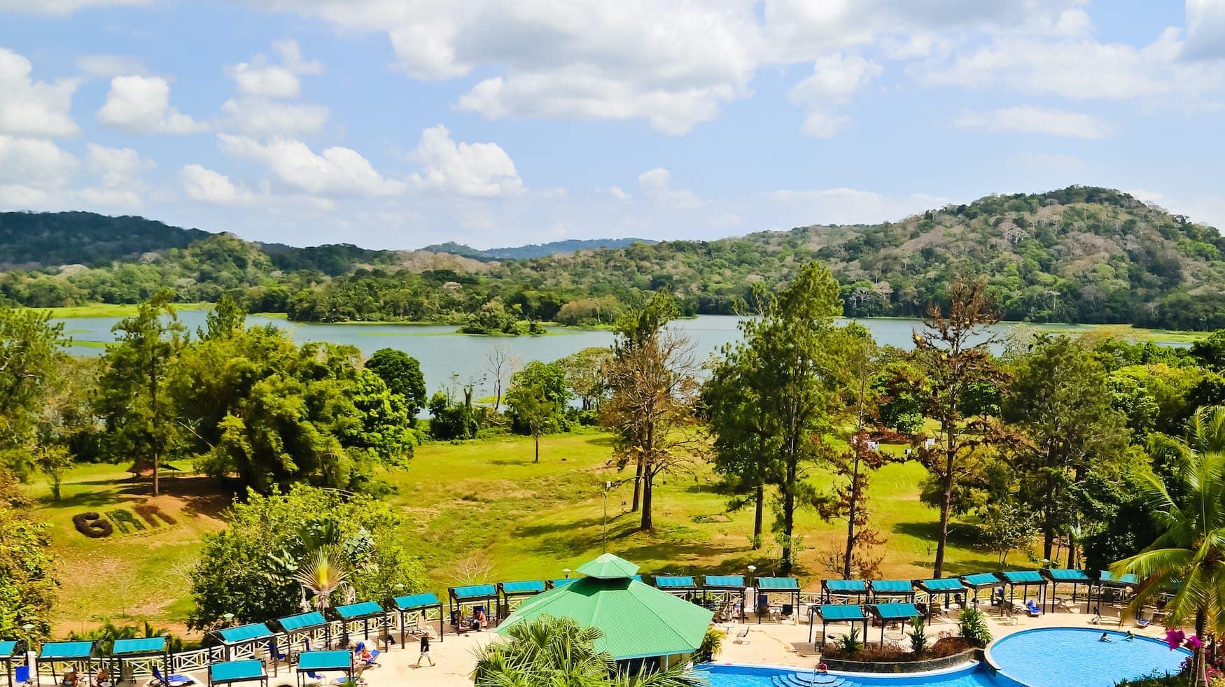 Blick auf den Gatun-See in Panama