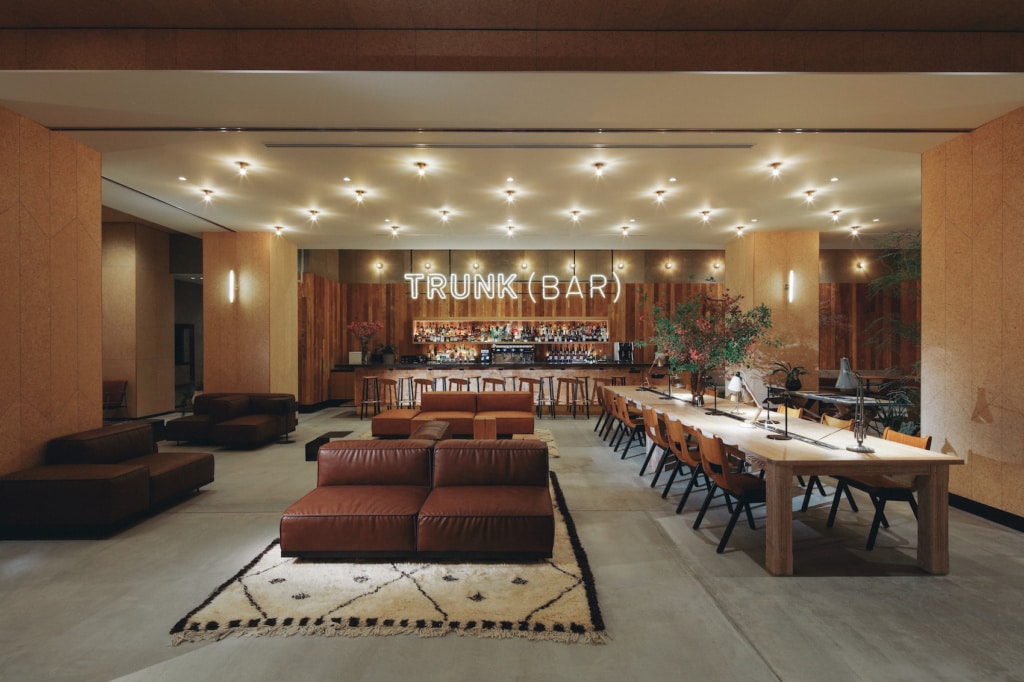 Das Trunk Hotel in Tokio hat eine der schicksten Bars von Shibuya.