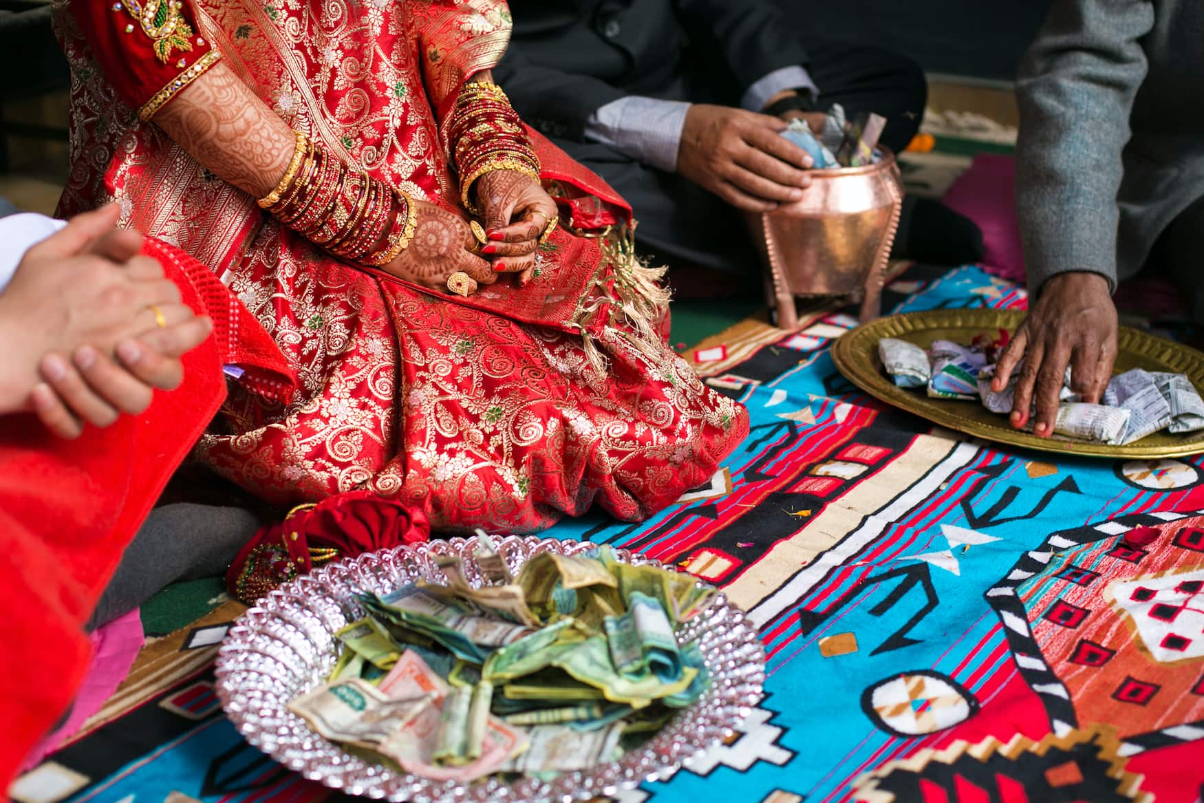 Traditionelle Hochzeit in Nepal