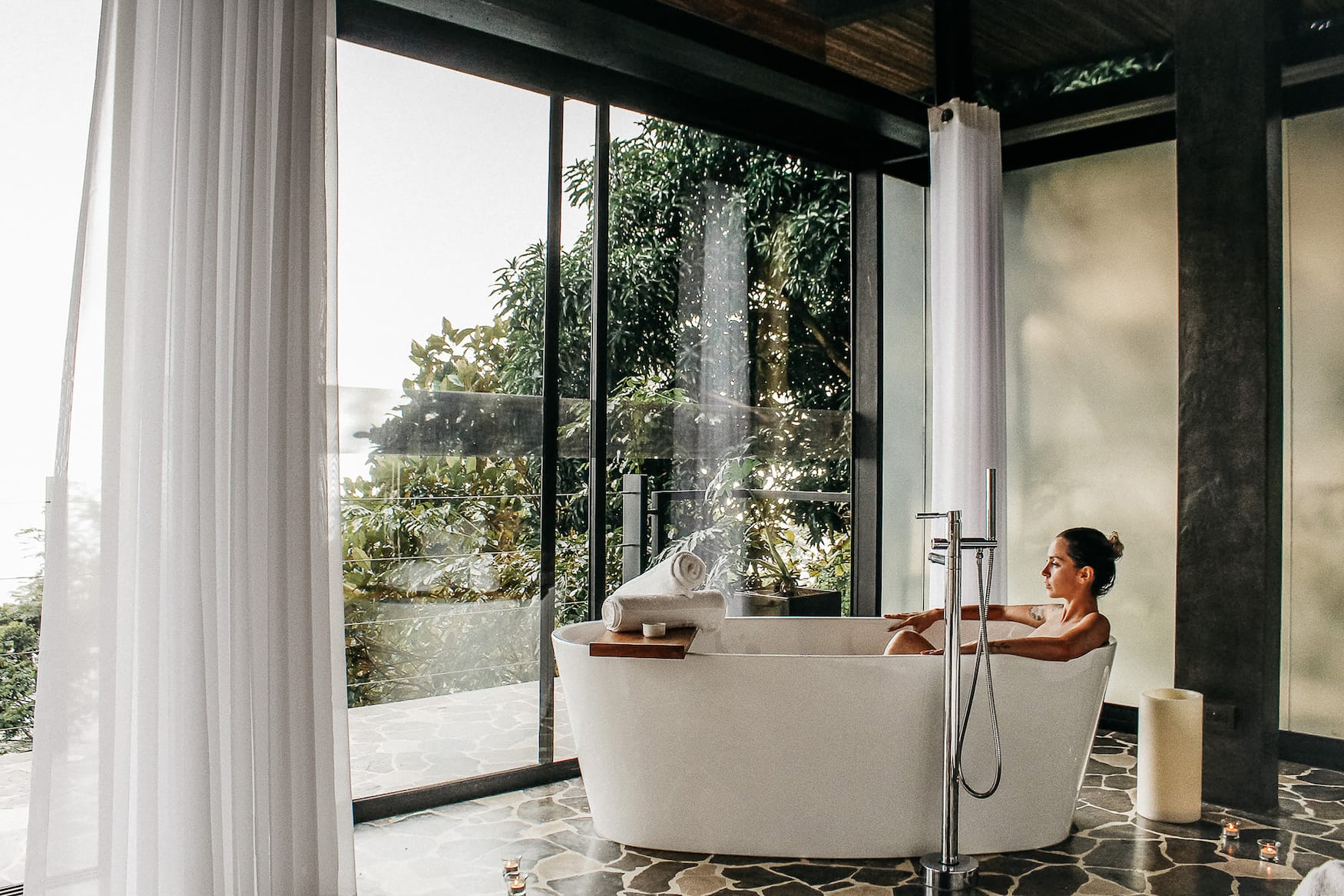 Badewanne im Kurà Hotel in Costa Rica
