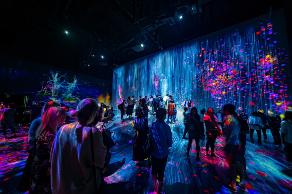 Im Digital Art Museum in Tokio kommt man aus dem Staunen gar nicht raus.