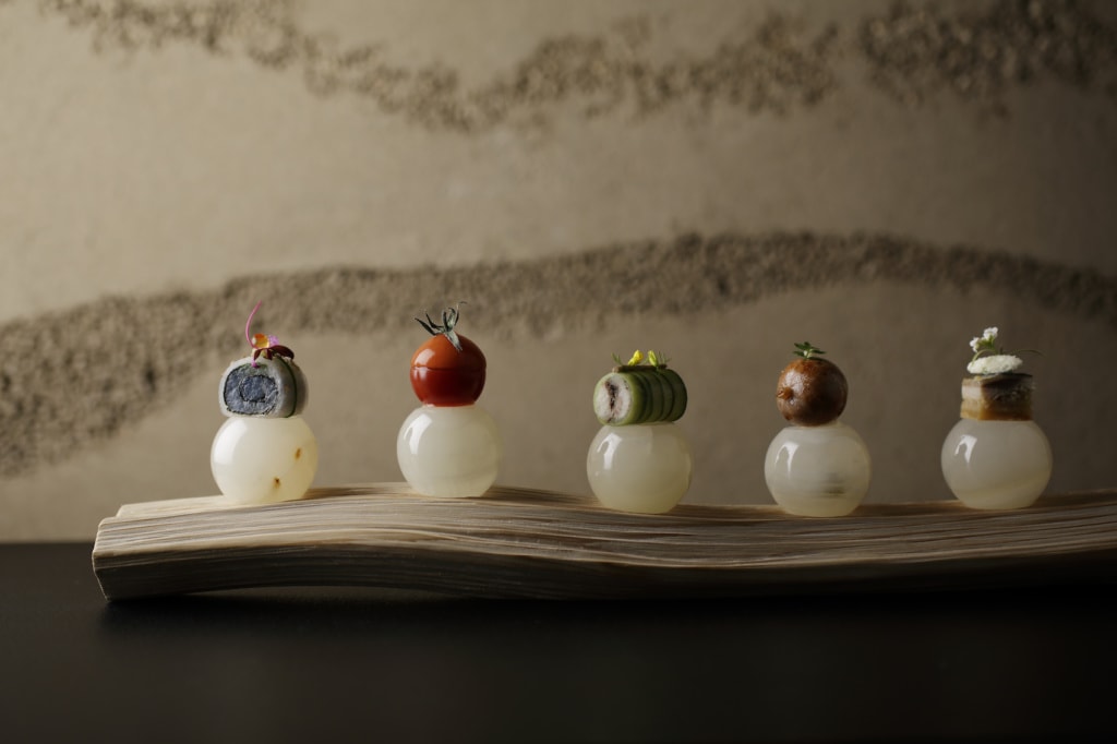 Die »Five Delights« im Hoshinoya in Tokio lassen einen seine Geschmacksnerven neu entdecken.