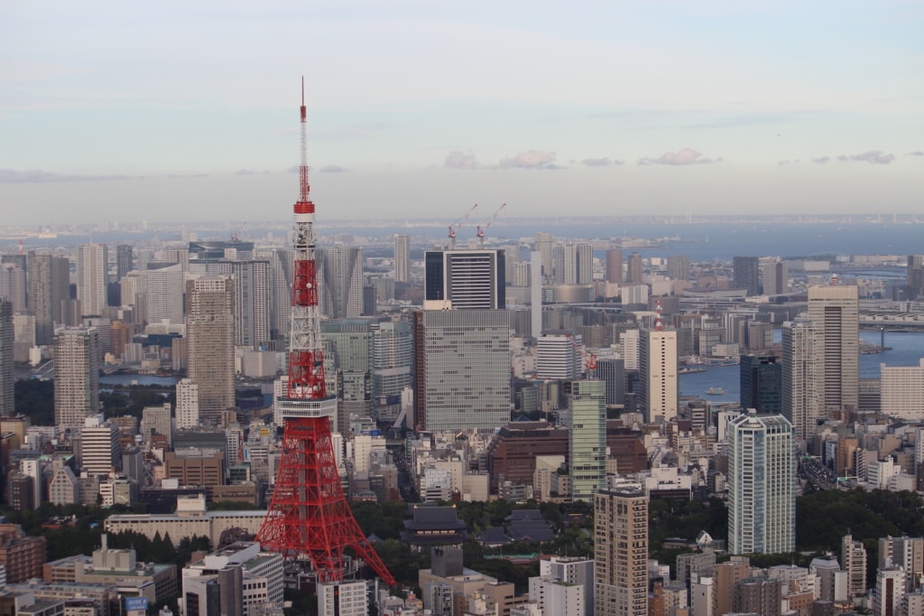 Von den Roppongi Hills hat man einen grandiosen Blick über die Stadt.